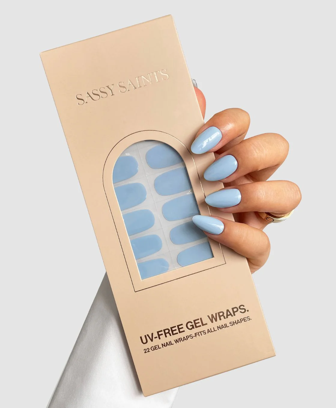 Aqua Clouds Gel Wrap - Image 3