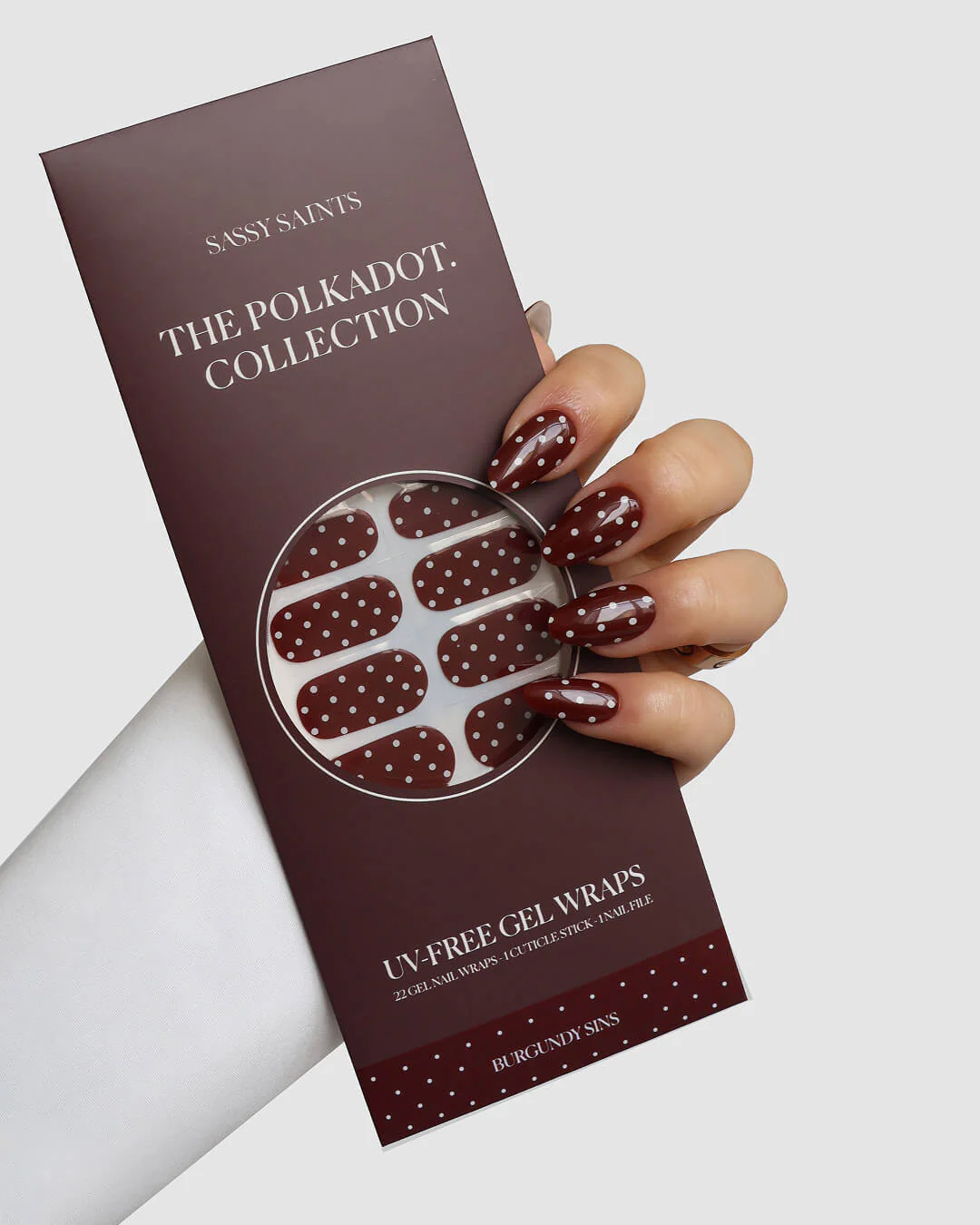 Burgundy Sins Gel Wrap - Image 3
