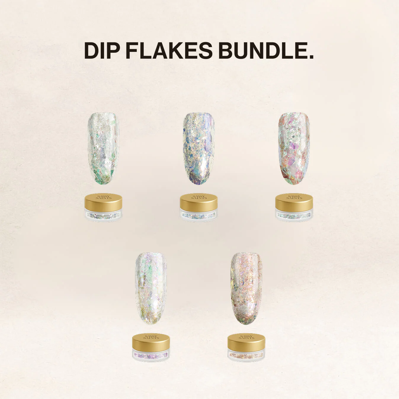 Chrome Dip Flakes Bundle