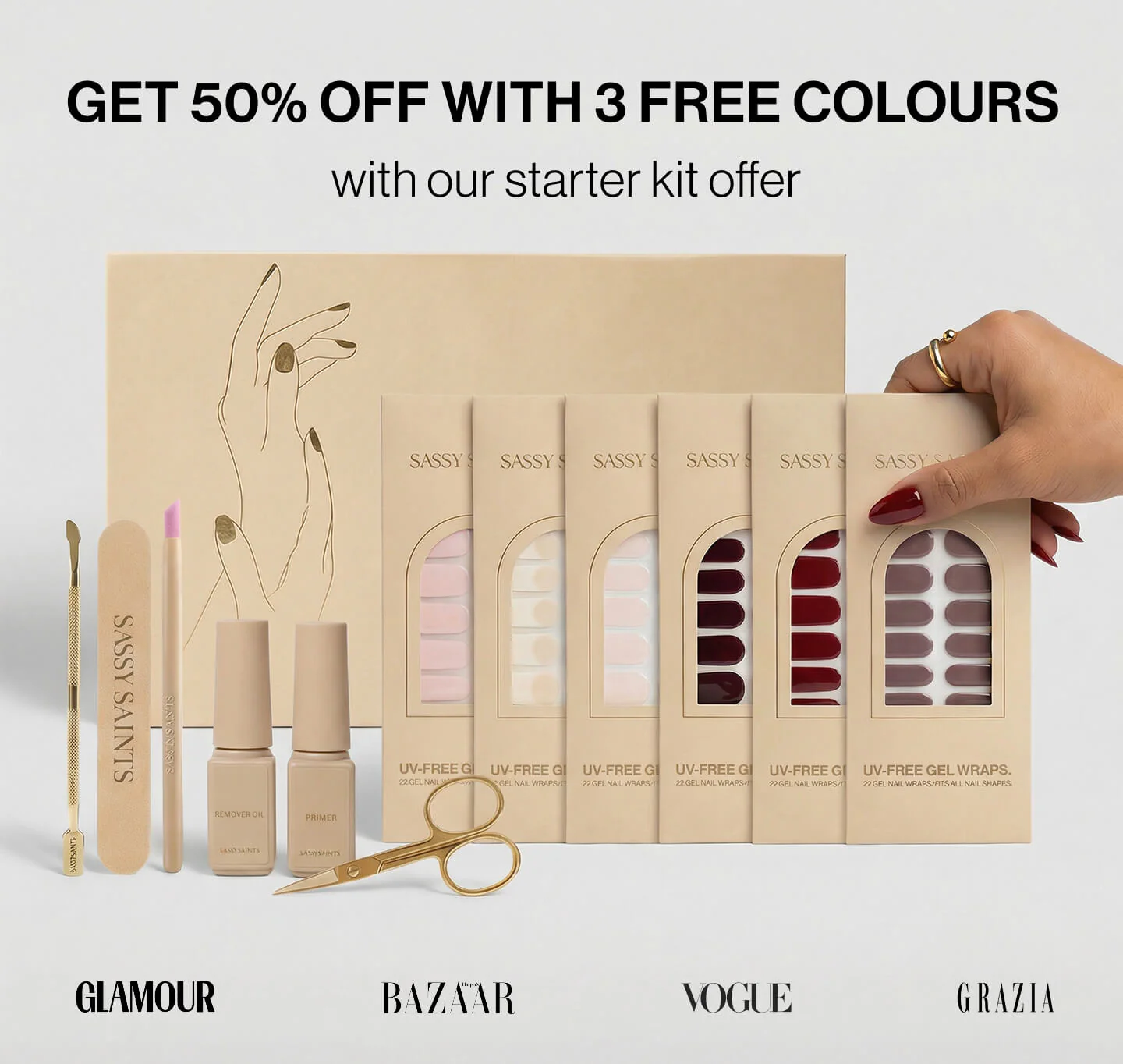 Gel Nail Wrap Starter Kit