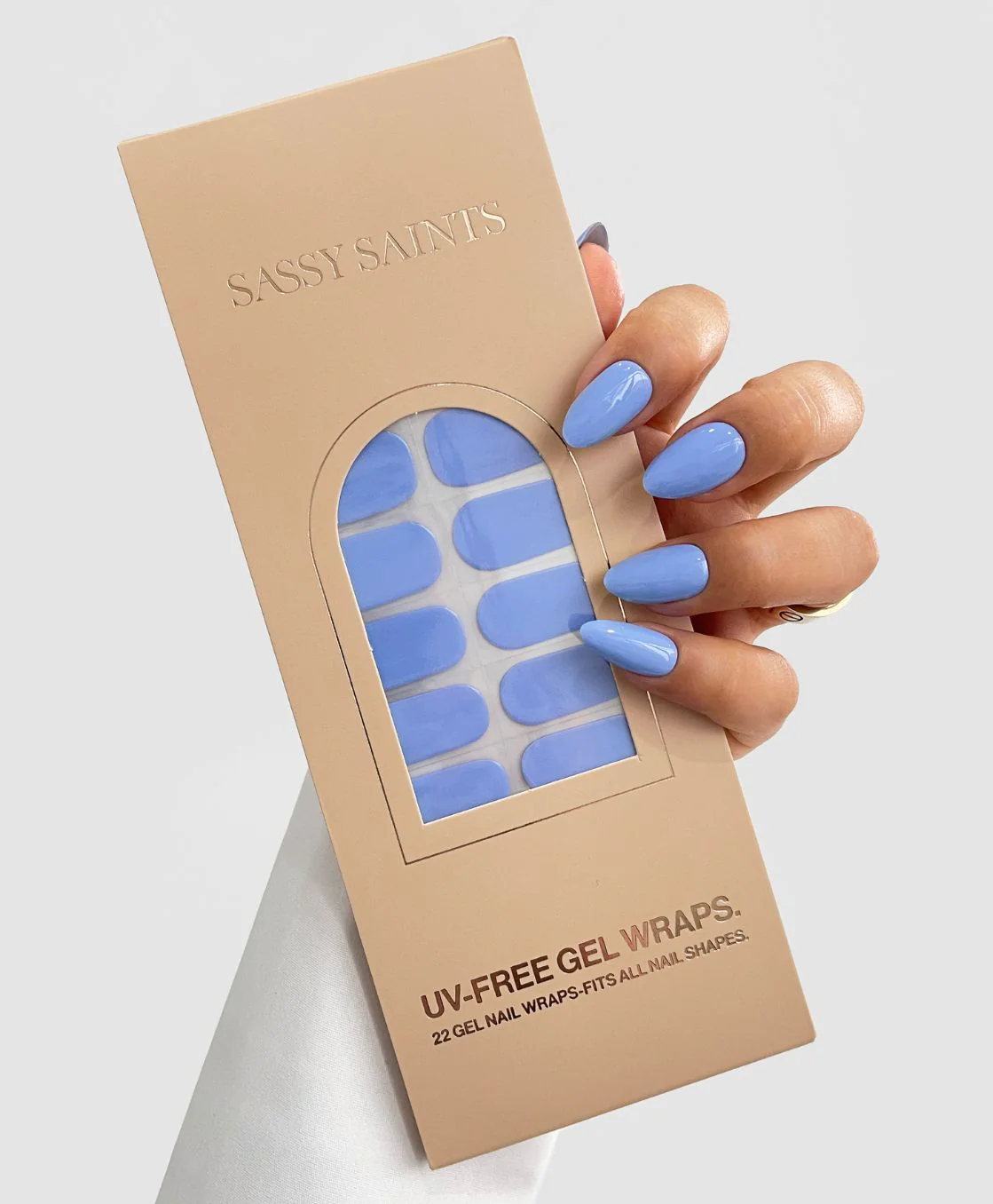 Iris Bleu Gel Wrap - Image 3