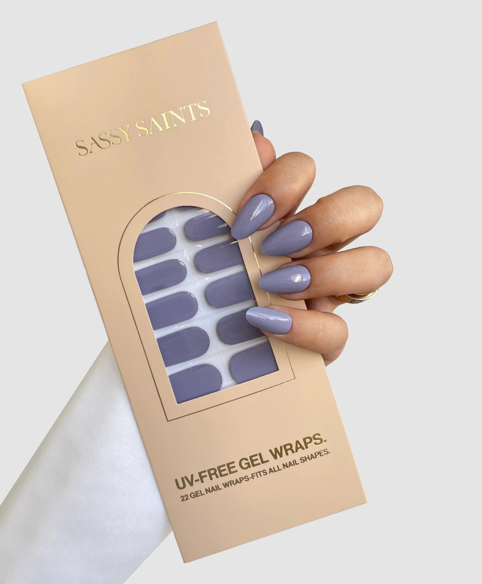 Lilac Smoke Gel Wrap - Image 3