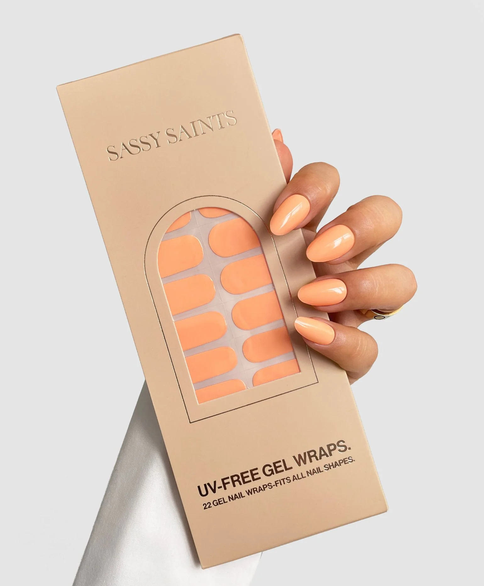 Peach Glow Gel Wrap - Image 3