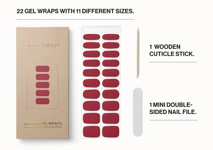UV-Free Gel Nail Wraps -- - Image 8